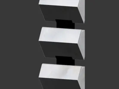 Architectural Pierre Chareau Sconces 3D model