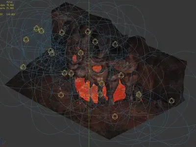 Not Zhoushan - Volcano - Magma Pool 01 3D model