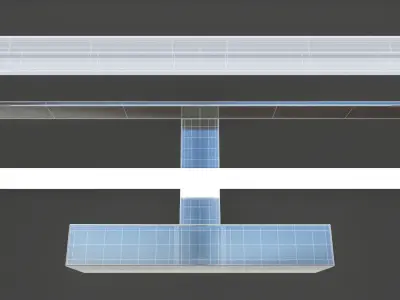 Bathroom Wall Light V02 - High Poly 3D model