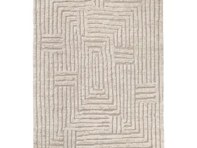 MALLAVI WOOL RUG 3D model