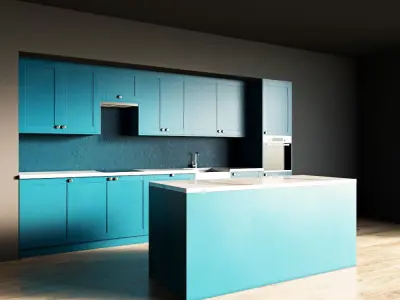 34-Kitchen10 matte 3 3D model