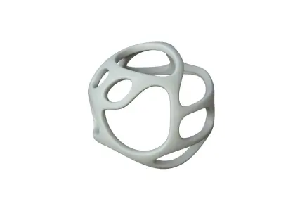 SciFi Cube Object No 23134 Low Poly Shape Texture