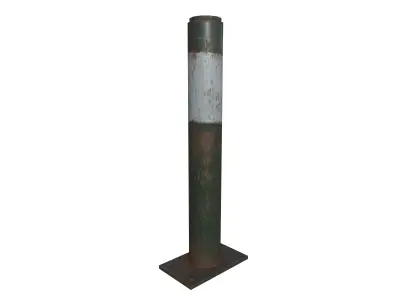 Post Barrier Barricade 3D model purchase