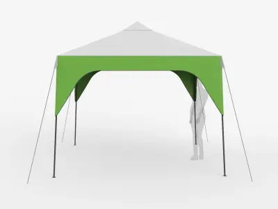 Coleman Tent 3x3 Meters 3D model