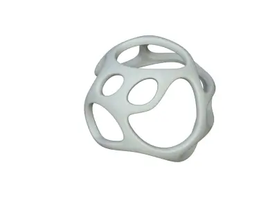 SciFi Cube Object No 23134 Low Poly Shape Texture