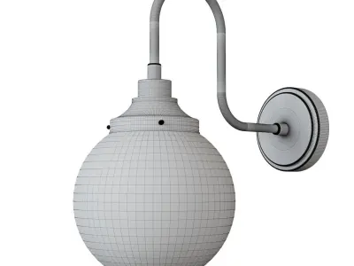 Mullan Lighting LAGUNA SWAN NECK Wall lamp  3D model