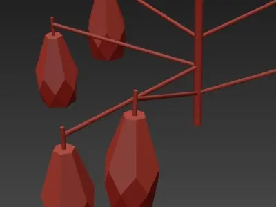 Popigai Chandelier 3D model