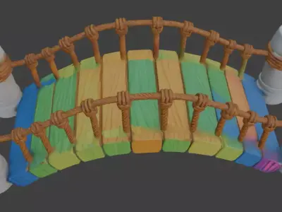 Bridge 3d Model 3D model