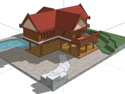 Creative Design-Holiday Cabin-0109 3D model