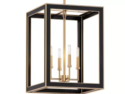 Quoizel Burwell 4 3D model