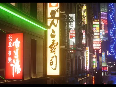 Tokyo Street model 3D model