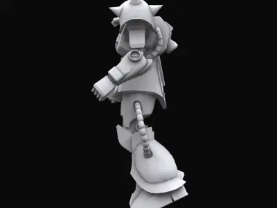 Gundam mobile suit MS06J model 3D model