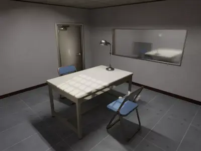 Interrogation room 3D model