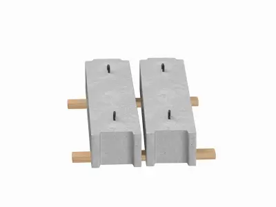 Concrete Blocks 3D model get