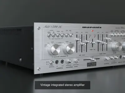 Hi-Fi Tower Marantz 3D Model Pack