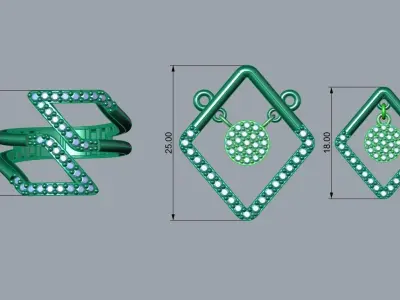 Light two piece mini set 3D print model