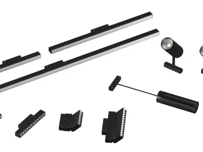 Track light 3D model purchase