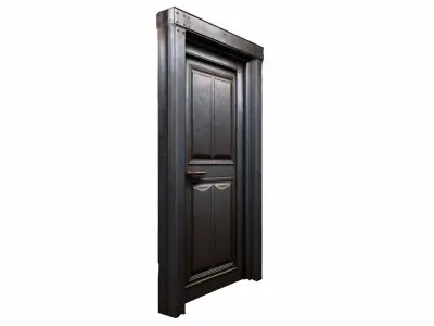3d Model Office Building Security Access Metal Door 3D model