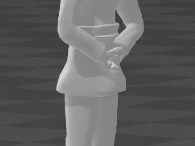 Star Wars Bad Batch Omega Figure 3D print model