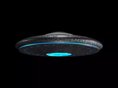 UFO v1 Low-poly 3D model