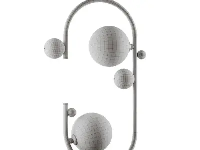 Pendant light CORDA by Romatti 3D model