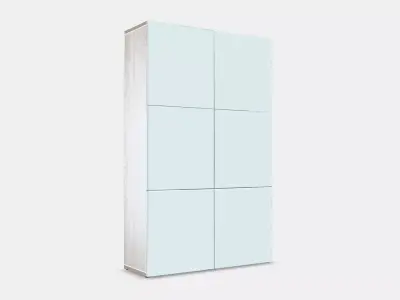 BESTA Storage combination with doors 54 Low-poly 3D model