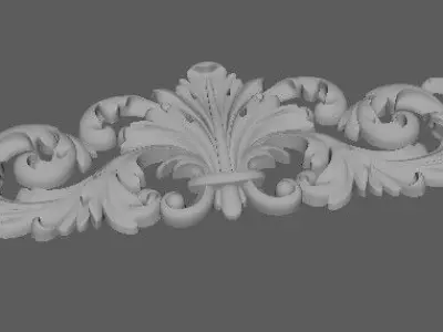 dekor ornate border dies 3D model