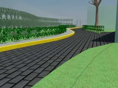 remodelacion de camino Free 3D model