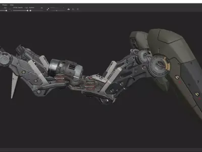 scifi-model527 robot 3D model
