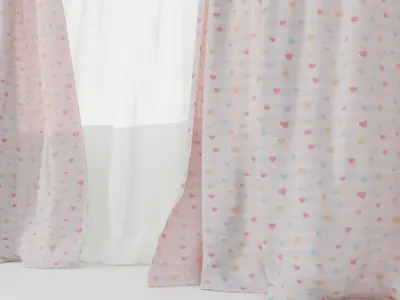 Curtains 03 collection 2 3D model