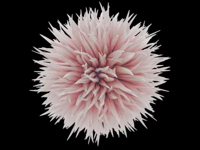 Fluffy ball 3D model