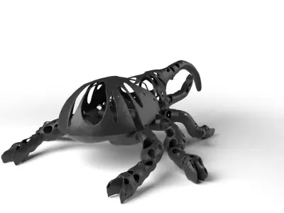 Hercules Dust Voronoi Low-poly 3D model