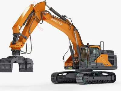  Tracked Excavator Demolition equipment generic 
