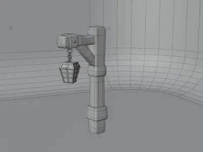 Free Lantern Free low-poly 3D model