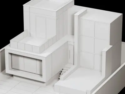 Model villa 02 3D model
