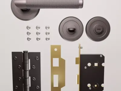 door handle pack 3D model