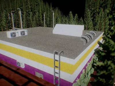 Tambo Minimarket PS1 Environment Free low-poly 3D model