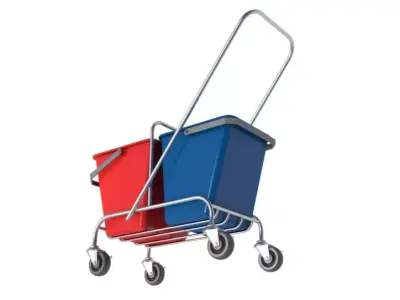 Floor Cleaning Trolley 3D model