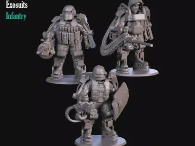 Exosuits  3D print model