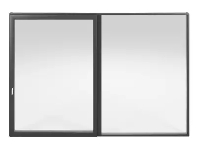 Balcony Door and Windows 01 3D model