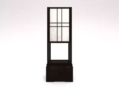 Old paper lantern 3D model