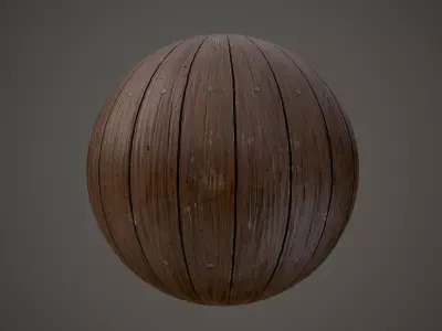 Wooden planks - Substance Designer Texture