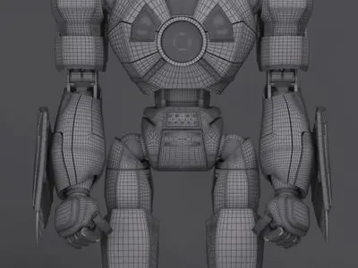 Girl Robot 3D model