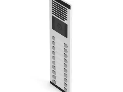 External Intercom 3D Model 3D model