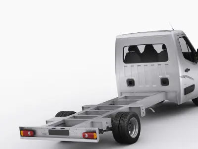 Renault Master Box Truck 2019 3D model
