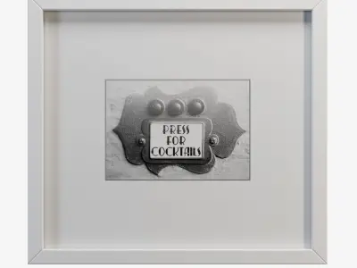 Pottery Barn Polished Gallery Wall Low-poly 3D model