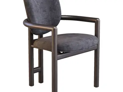 Dining Set - Hayes Table and Madeira Chairs 3D model