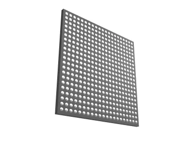 MediaTek Dimensity 9200 CPU v1 001 Low-poly 3D model
