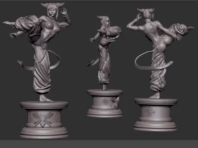 Street Fighter - Juri Han FANART 3D print model