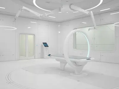  Sci-Fi Laboratory and Corridor 